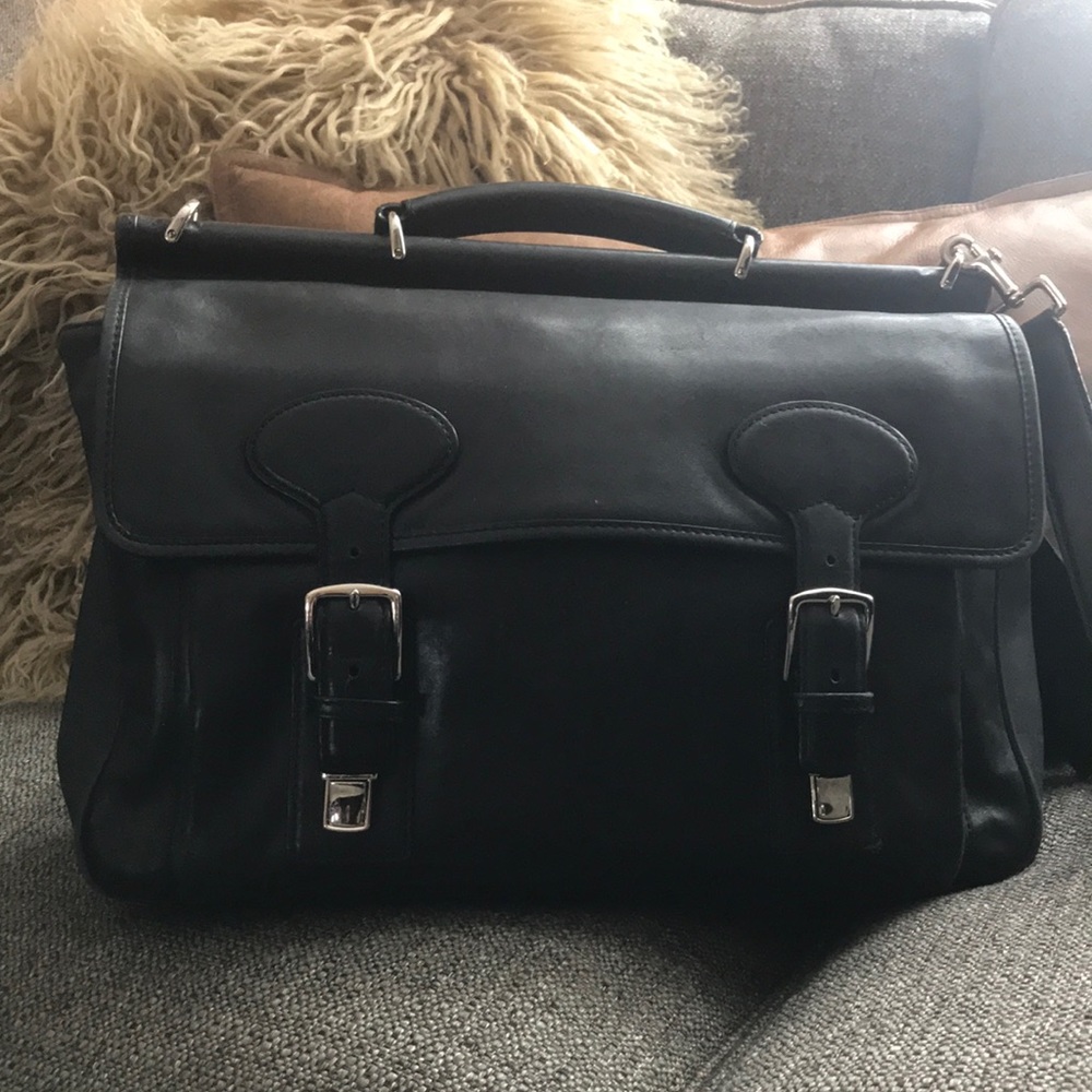 Black Coach briefcase